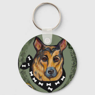 DEUTSCHER SCHÄFERHUND SCHLÜSSELANHÄNGER