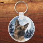 Deutscher Schäferhund-Schlüsselanhänger Schlüsselanhänger (Vorderseite)