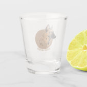Deutscher Schäferhund Schnapsglas (Rückseite)