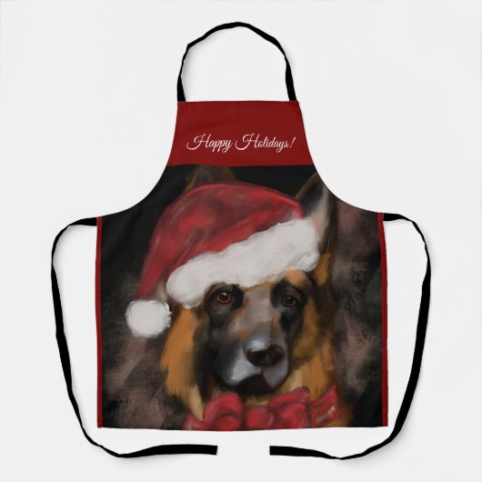DEUTSCHER SCHÄFERHUND  SCHÜRZE (Vorderseite)