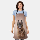 Deutscher Schäferhund Schürze (Getragen)