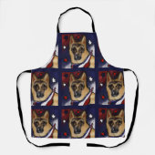 DEUTSCHER SCHÄFERHUND SCHÜRZE (Vorderseite)