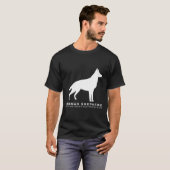 Deutscher Schäferhund Schutzhund Training T-Shirt (Vorne ganz)