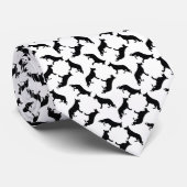 Deutscher Schäferhund schwarz Krawatte (Gerollt)