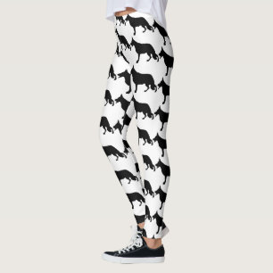 Deutscher Schäferhund Schwarz Pur Leggings