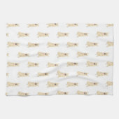 Deutscher Schäferhund (Schwarz & Tan) Geschirrtuch (Horizontal)