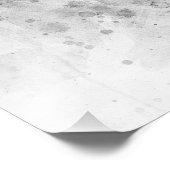 Deutscher Schäferhund Schwarz-Weiß-Wasserfarbe Fotodruck (Ecke)