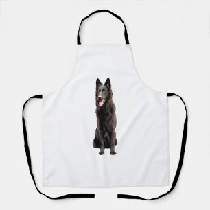 Deutscher Schäferhund Schwarzer Hund  Schürze