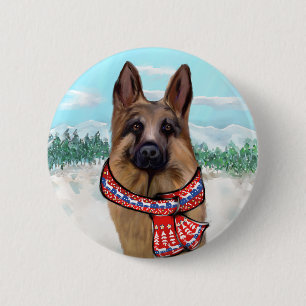 Deutscher Schäferhund Schweden Button