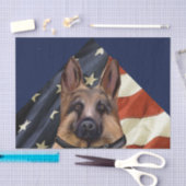 Deutscher Schäferhund Seidenpapier (Handwerk)
