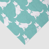 Deutscher Schäferhund Seidenpapier (Detail)