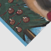 Deutscher Schäferhund Seidenpapier (Detail)