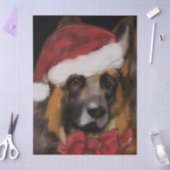 Deutscher Schäferhund Seidenpapier (Basteln)