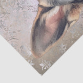 Deutscher Schäferhund Seidenpapier (Detail)