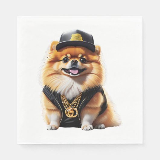 Deutscher Schäferhund  Serviette (Vorderseite)