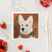 Deutscher Schäferhund Serviette (Beispiel)