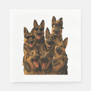 Deutscher Schäferhund Serviette