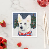 Deutscher Schäferhund Serviette (Beispiel)