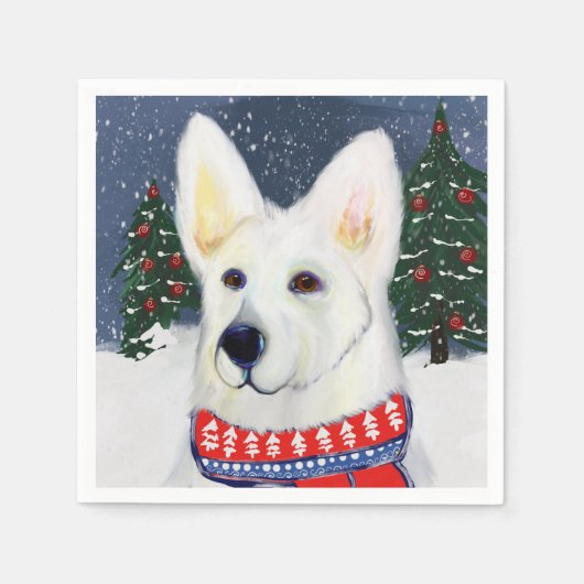 Deutscher Schäferhund Serviette (Vorderseite)