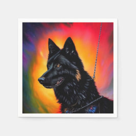 Deutscher Schäferhund Serviette