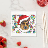 DEUTSCHER SCHÄFERHUND SERVIETTE (Beispiel)