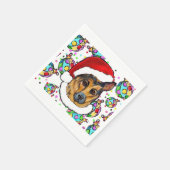 DEUTSCHER SCHÄFERHUND SERVIETTE (Ecke)