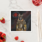 Deutscher Schäferhund Serviette (Beispiel)
