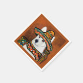 Deutscher Schäferhund Serviette (Ecke)