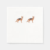 Deutscher Schäferhund Serviette (Vorderseite)