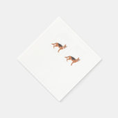 Deutscher Schäferhund Serviette (Ecke)