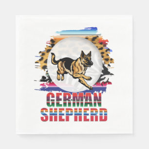 Deutscher Schäferhund Serviette