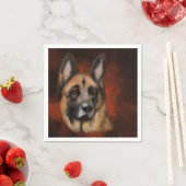 DEUTSCHER SCHÄFERHUND SERVIETTE (Beispiel)