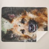 Deutscher Schäferhund Sherpadecke (Vorderseite (Horizontal))