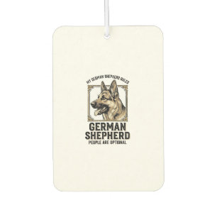 Deutscher Schäferhund-Shirt für Hunde-Liebhaber Vi Autolufterfrischer