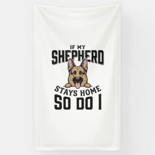 Deutscher Schäferhund-Shirt Kein Schäferhund Keine Banner