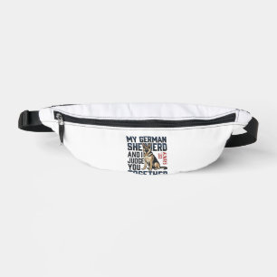 Deutscher Schäferhund-Shirt Lustiger Hundeliebhabe Bauchtasche
