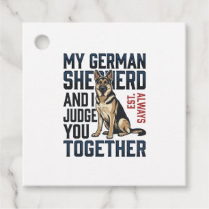 Deutscher Schäferhund-Shirt Lustiger Hundeliebhabe Geschenkanhänger