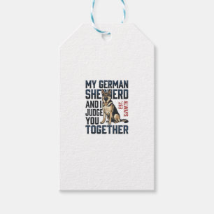 Deutscher Schäferhund-Shirt Lustiger Hundeliebhabe Geschenkanhänger
