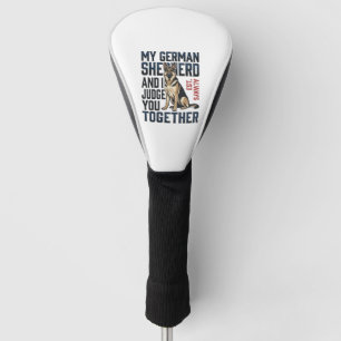Deutscher Schäferhund-Shirt Lustiger Hundeliebhabe Golf Headcover