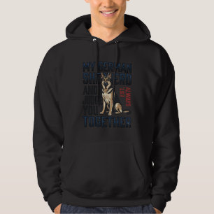 Deutscher Schäferhund-Shirt Lustiger Hundeliebhabe Hoodie