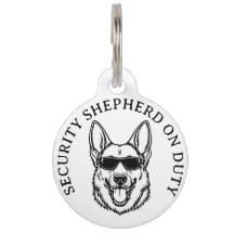 Deutscher Schäferhund-Sicherheits-ID-Anhänger