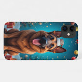 Deutscher Schäferhund, sitzend Case-Mate iPhone Hülle (Rückseite (Horizontal))