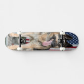 Deutscher Schäferhund Skateboard (Horizontal)