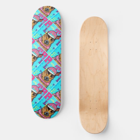 Deutscher Schäferhund Skateboard (Vorderseite)