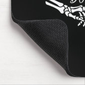 Deutscher Schäferhund Skeleton Hand Boop Halloween Mousepad (Ecke)