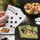 Deutscher Schäferhund Spielkarten (In Situ)