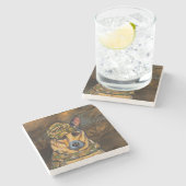 Deutscher Schäferhund Steinuntersetzer (Seitenansicht)