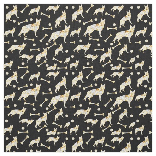 Deutscher Schäferhund Stoff (Muster)