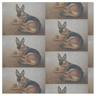 Deutscher Schäferhund Stoff
