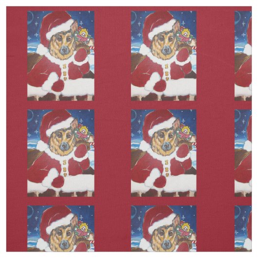 Deutscher Schäferhund Stoff (Muster)